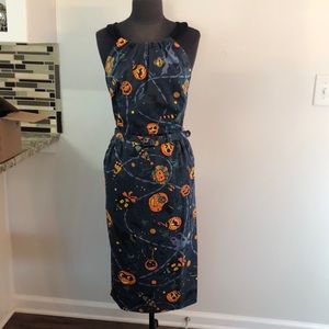 Pinup Couture Spooky Lantern Harley Wiggle Dress